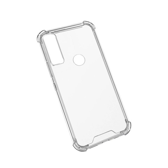 Capa de Silicone com Cantos Dura para Huawei Y8s Transparente